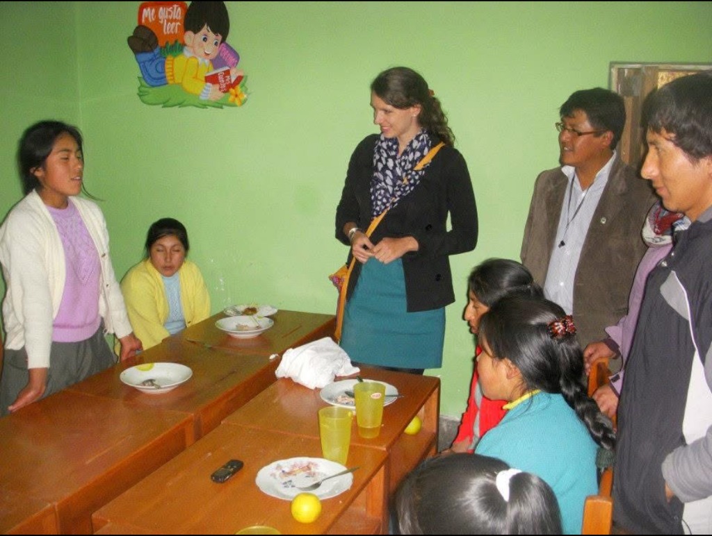 School-building and education initiative in Peru